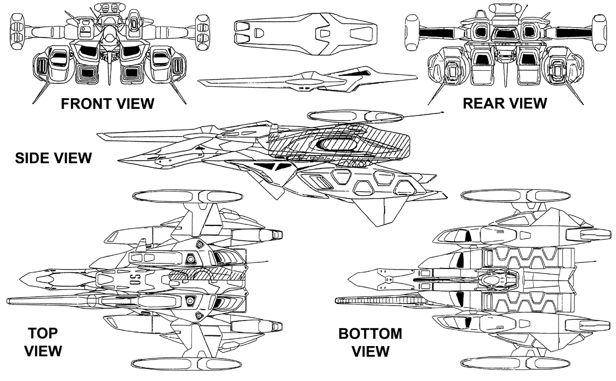 cowboy bebop ship schematic