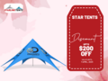 Star tents for events